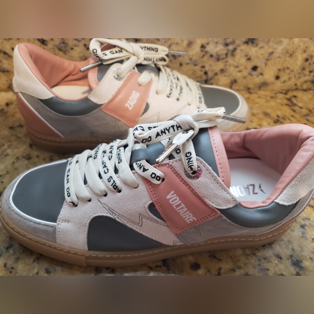 Zadig & Voltaire Sneakers Leather & Suede Multico… - image 2